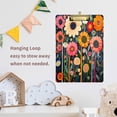 thumbnail image 4 of FORMRS Acrylic Clipboard with Low Profile Clip Standard A4 Letter Size, 12.5" x 9", Large Colorful Flowers, 4 of 8