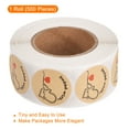thumbnail image 3 of Uxcell 1 Inch Baked with Love Stickers 500 Pieces Labels 1 Roll, 3 of 4