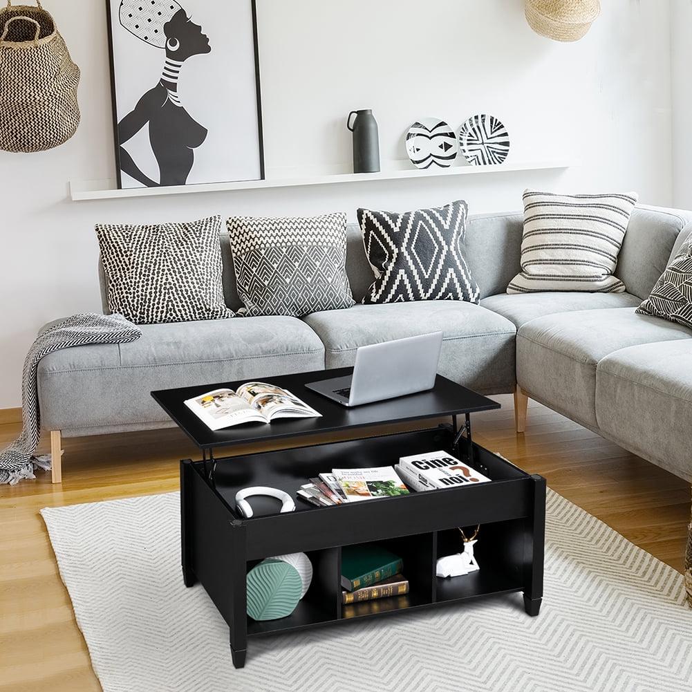 Private Jungle Lift Top Coffee Table,Wood Home Living Room Modern Lift Top Storage Coffee Table w/Hidden Compartment Lift Tabletop Furniture(Black) Private Jungle Lift Top Coffee Table,Wood Home Living Room Modern Lift Top Storage Coffee Table w/Hidden Compartment Lift Tabletop Furniture(Black)