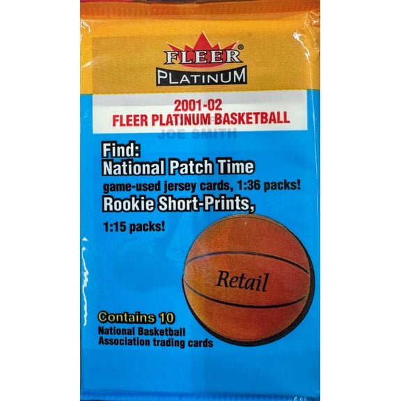 2001/02 Fleer Platinum Basketball Retail Pack