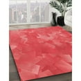 thumbnail image 3 of Ahgly Company Tapis d'Intérieur Rectangulaires Transitionnels Rouges Lavables à la Machine, 5 Pieds x 8 Pieds, 3 of 7