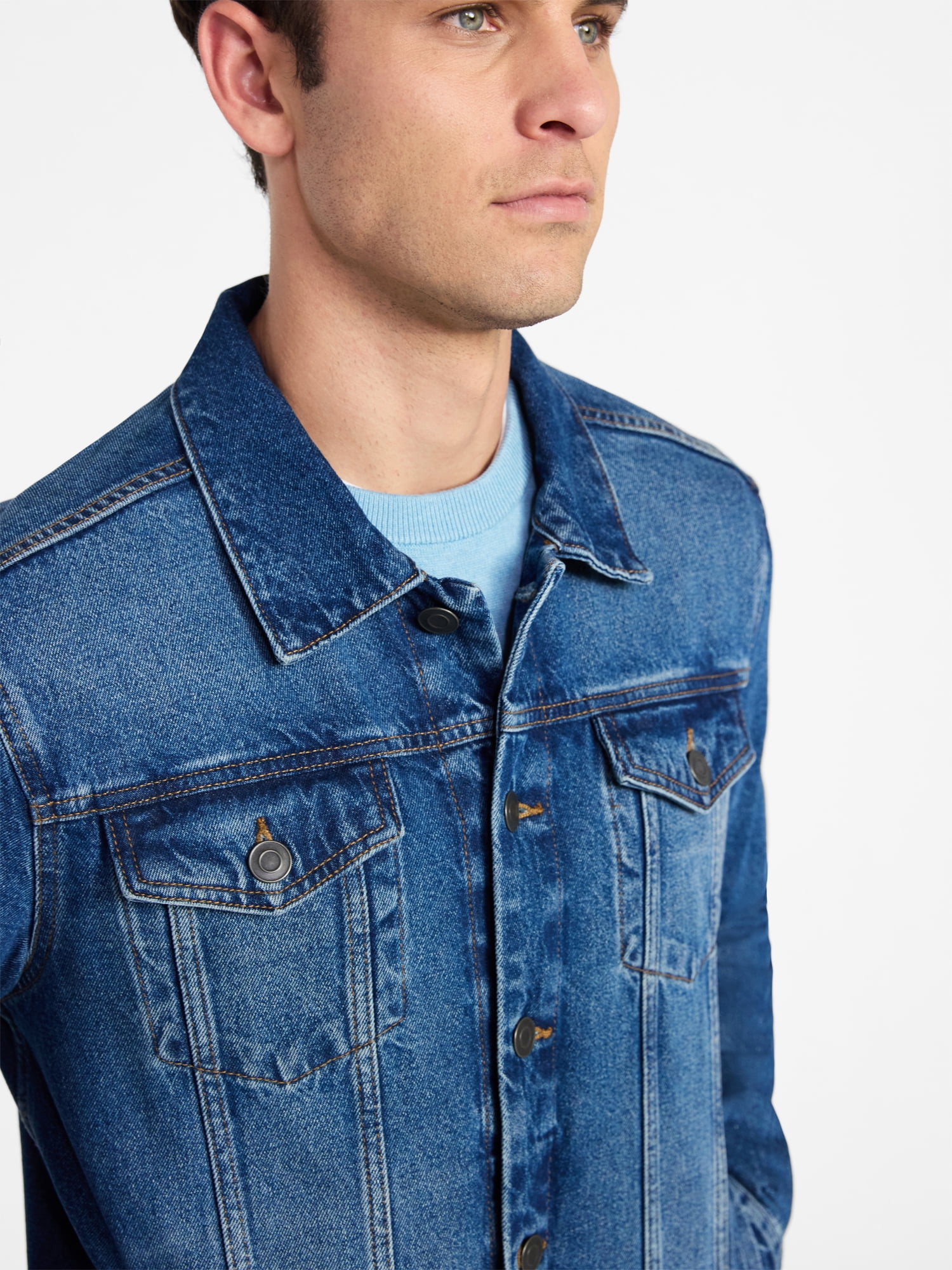 George Men's & Big Men's Denim Jacket, Sizes S-3XL