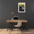 thumbnail image 4 of Alan Hausenflock 23x32 White Modern Wood Framed Wall Art Titled - Autumn Waterfall I, 4 of 5