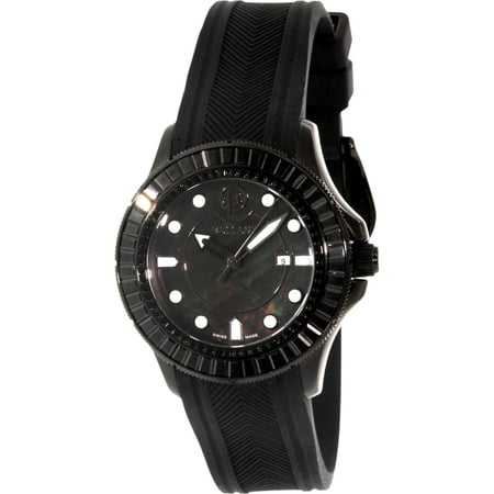 Ballast Women's Vanguard BL-5101-0C Black Rubber Swiss Quartz Fashion Watch