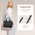 thumbnail image 2 of Bolso LOVEVOOK Monedero para mujer de piel negro, 2 of 7