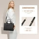 thumbnail image 2 of Bolso LOVEVOOK Monedero para mujer de piel negro, 2 of 7