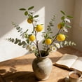 thumbnail image 7 of Rirozkan Artificial Lemon Branch, Spring Floral Stems Decor, Realistic Greenery Pick, Faux Fruit Plants, Home Centerpiece Arrangement, Vase Filler for Wedding Party Table, 7 of 7