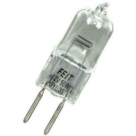 

3PK Feit Electric Bpq50T4 Halogen Quartz T4 Bi-Pin Light Bulbs