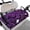 Bat Pattern Design, variant on Whosucclay Colored Paw Print Patterns Golf Cart Seat Cover, Non-slip Golf Cart Seat Blanket Soft Breathable Golf Cart Cushion Cover for 2 Person Golf Cart Seat