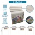 thumbnail image 6 of Watercolor Flower Table Runner, Blue Pink Floral Kitchen Table Runners Dress Scarves for Table Decorations Party/Restaurant/Indoor Outdoor Use, 13x108in, 6 of 9