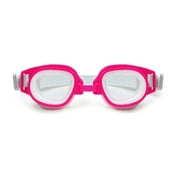 Junior Racer Goggles Swimming Pool Accessory for Children 6" - Pink/White