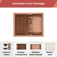 thumbnail image 6 of Strictly Sinks Undermount Workstation Kitchen Sink-Copper 23 Inch 16 Gauge Single Bowl Kitchen Sink, 6 of 8