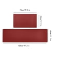 thumbnail image 3 of Kitchen Mats for Floor Anti Fatigue, Thick Pvc, Long Runner Shape, Slip Resistance, Water Resistance, Standing, Cooking Areas, Red,, 3 of 8