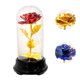 thumbnail image 3 of Billuyoard 2021 cúpula de luz rosa LED flor artificial flores artificiales de Navidad para decoración boda regalos de Año Nuevo para el hogar Kits de decoración para fiestas rojo Billuyoard HA008474-02B, 3 of 6