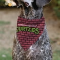 thumbnail image 4 of Teenage Mutant Ninja Turtles Pet Bandana Teenage Mutant Ninja Turtles Brick Title Logo Slip On Collar&nbsp;Bandana Only, 4 of 6