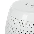 thumbnail image 2 of Pemberly Row Contemporary Ceramic Garden Stool in White Finish, 2 of 7