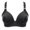 Black, variant on JDEFEG Push Up Bras Women Front Button Compression Sports Bra Front Closure Bras for Women Close Augmentation Bra Wirelessunderwear Nylon,Spandex Purple 38
