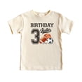 thumbnail image 4 of 3rd Birthday Baller Shirt for Boys Sports Theme Party T-Shirt for 3 Year Old Toddler Natural Shirt 4T, 4 of 5