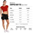 thumbnail image 5 of SpongeBob Happy Holidays Christmas Women's Cap Sleeve Baby Rib Crop Top, Red, Medium, 5 of 5
