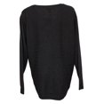 thumbnail image 2 of Hilary Radley Women's Sweater Sz XL V-Neck Pullover Black, 2 of 4
