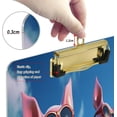 thumbnail image 3 of Acrylic Clipboards with Low Profile Clip, A4 Standard Size 9" x 12.5" File Holder for Writing Drawing, Clip Boards for Doctors Offices, Pig Fly in The Sky Gifts, 3 of 7