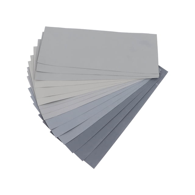 Juego De Papel De Lija, Carburo De Silicio Fácil De Usar, 15 Piezas, Resistente Al Desgaste, Kit De Papel De Lija De Grano 2000 3000 5000 7000 10000 Para Muebles