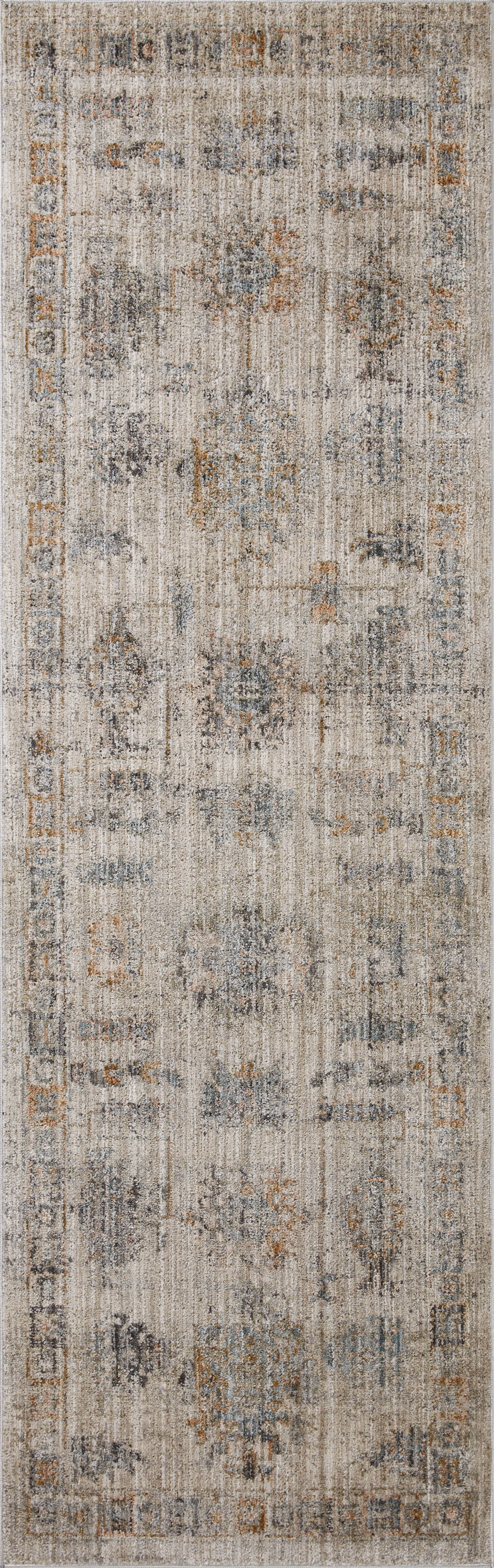 Jean Stoffer x Loloi Katherine Pebble / Ocean 2'-7" x 10'-0" Runner Rug