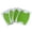 A004- Green, variant on Car Door Handle Scratch Protector | Orange Carbon Fiber Car Accessories | Paint Protection Film for Automotive Exterior Accessories | 4 Pack for Car