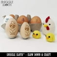 thumbnail image 5 of Please Wash First Egg Chicken Rubber Stamp - Small 3/4 Inch, 5 of 7