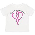thumbnail image 3 of Inktastic Breast Cancer Awareness with Pink Ribbon Heart Boys or Girls Toddler T-Shirt, 3 of 5