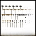 thumbnail image 3 of 36-Piece Mini Steel Wire Wheel Set for Die Grinder - Durable Steel Brushes for Rust Removal, Paint Stripping, Welding Prep & Metal Polishing - Compact, Versatile Polishing Discs Kit for Professionals, 3 of 6