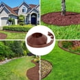 thumbnail image 7 of Loaddvni Garden Landscape Edging Kit, 40-Foot Long, 4-Inch Tall with 80 Anchoring Spikes, No Dig Lawn Border Design for Garden Flower Beds Lawn Yard Paver Pathway (Brown), 7 of 7