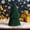 Green-NS Home Decor, variant on up to 90% off karymi Sprayed Resin Christmas Tree Ornaments Desktop Fireplace Decor Wintery Festive Miniature Trees for Mantel Side Table Christmas Decorations Indoor up to 60% off