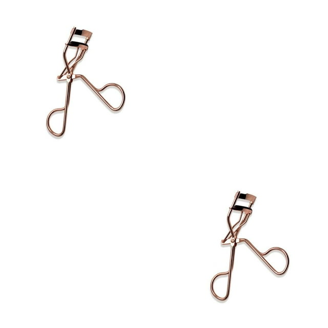 tredstone Natural Effect Eyelash Curler With Soft Rubber Strip For Fit Wide Angle Curve Fits Eye Shape as shown 2Set