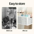 thumbnail image 4 of Seebayas Plastic Laundry Basket with Handle Collection and Transport Clothing Board Laundry Basket Suitable for Families and Dorms Can Also Organize Toys Balls and Spor Home Essentials Clearance, 4 of 6