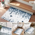thumbnail image 6 of Blue Spring Botanical 2'x3' Washable Rug, Weeping Eucalyptus Butterfly Non-Slip Soft Doormat Area Rugs for Entrance Bathroom Bedsides, StainResistant Carpet for Kitchen Bedroom, Entryway Floor Mat, 6 of 9