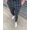 Navy Blue, variant on Men's Plaid Ankle Dress Pants Slim Fit Tartan Check Cropped Trousers Business Casual Nine Point Pants with Side Pockets