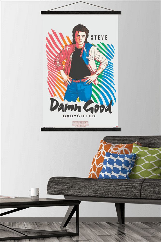 Netflix Stranger Things: Season 2 - Babysitter Wall Poster with Magnetic Frame, 22.375" x 34"