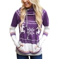 thumbnail image 2 of outfmvch sweaters for women autumn winter christmas ed pocket hooded casual sweater cardigan for women fall clothes for women, 2 of 8