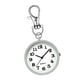 thumbnail image 5 of Reloj de bolsillo para enfermera, colgante, regalo, compacto, llavero, reloj minimalista de enfermería. Plata, 5 of 9