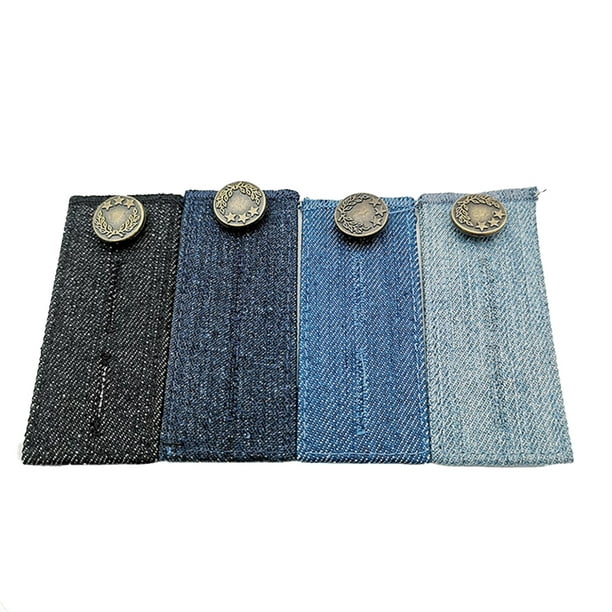 Toystoory Extensor de pantalones de maternidad con banda para el vientre, ajustable con agujeros para botones, extensión de ropa, accesorios para Tela de costura y artesanía tipo 2 Toystoory HA060143-02