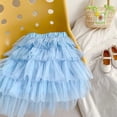 thumbnail image 4 of XXWXYD Girls Half Skirt Tulle Laye𝗋ed Cake Yarn Petticoat Vintag𝖾 Rockabilly 50s Style Party Tutu Fluff𝗒 Retro Short Dress, 4 of 4