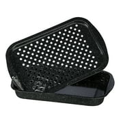 Granite Ware 8.11 in x 5.06 in Nonstick Enameled Steel Rectangle Roasting Pan & Rack Set of 3