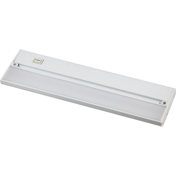 14" White 120v 90+ CRI Color Select 3000K, 4000K, 5000K - Under Cabinet LED 320 Lumen Light Hard Wire Linkable with Knock Outs Contractor Electrician Grade - L-6 Series