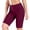 Wine #004, variant on Biker Shorts for Women with Pockets Tummy Control High Waisted Yoga Workout Gym Running Volleyball Compression Shorts, 2XL