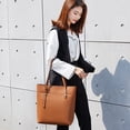 thumbnail image 4 of Sac Fourre-Tout pour Femmes Mode Minimaliste Grande Capacité Sac à Main à Poignée Supérieure, 4 of 10