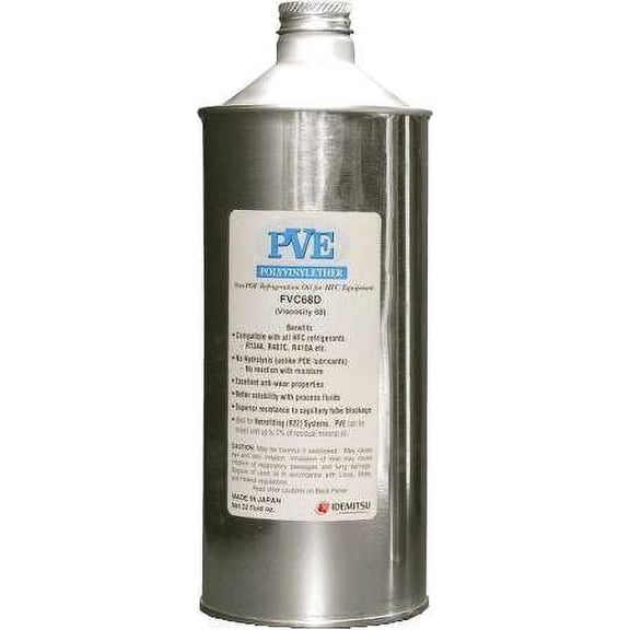 Nu-Calgon 4319-24 PVE-FVC68D Refrigeration Oil, 1 Qt., Replacement for 4319-26