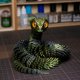 thumbnail image 2 of Serpiente impresa en 3D, serpiente articulada giratoria, movilidad conjunta, modelo de simulación de Animal, adorno de escritorio para oficina, decoración del hogar, regalo para niños, 2 of 5
