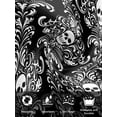 thumbnail image 7 of Horrible Skull Cloth Napkins Set of 6 Reusable Dinner Napkins, Halloween Black Flowers Skeleton Cocktail Napkin Washable Table Napkins for Wedding/Holiday Party/Baby Shower 20"x20", 7 of 7