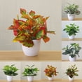 Fake Plant For Desk Decor Artificial Ivy Plant in Pot Small Fake Plants
